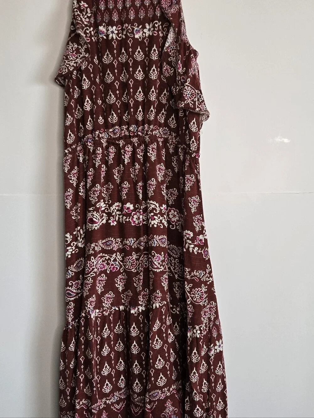 Art Class Girls Size S Paisley Floral medallion motifs Print Dress Boho